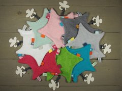 Label speendoek Ster met Naam