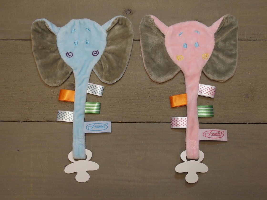 Label speendoek Olifant