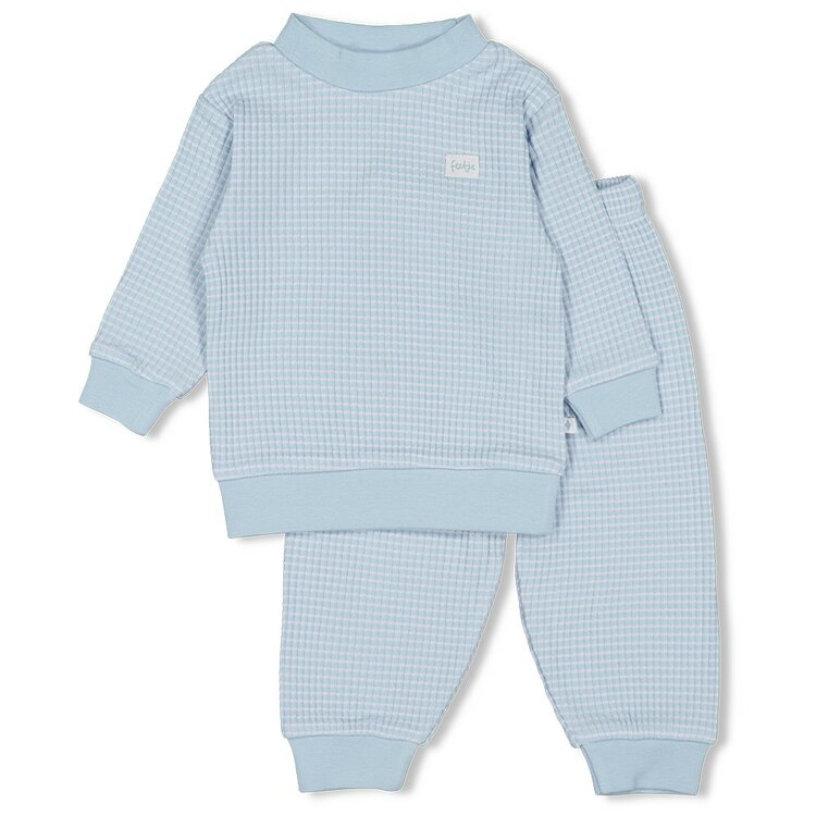 Feetje Pyjama wafel Babyblue