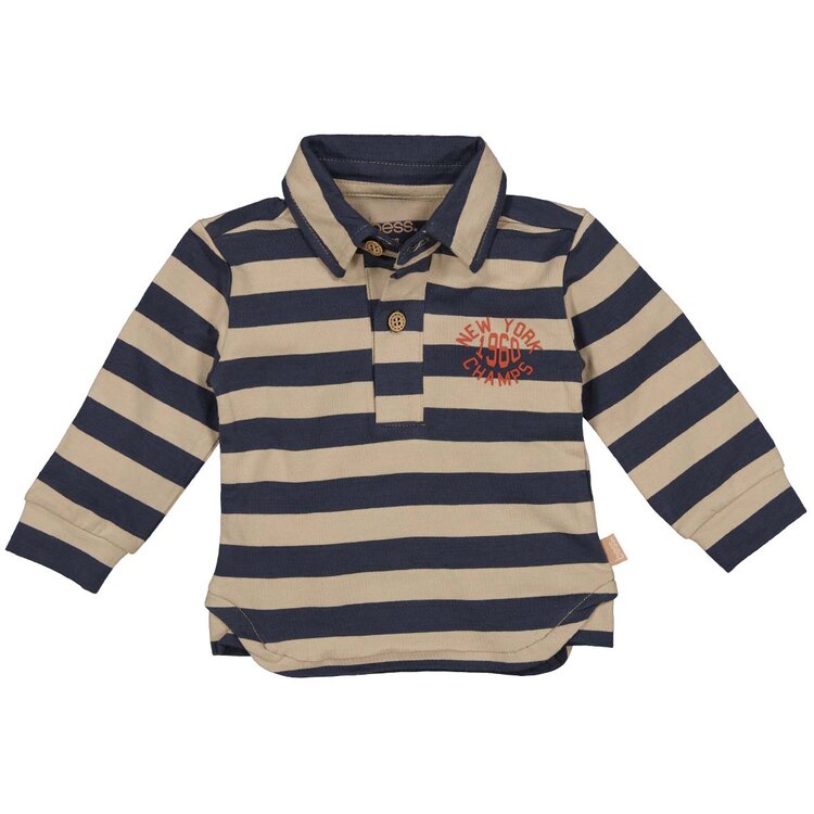 BESS Polo long sleeve Striped 252008-050
