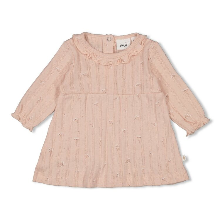 Feetje Jurk pointelle rib AOP - Delicate FLower 51400578