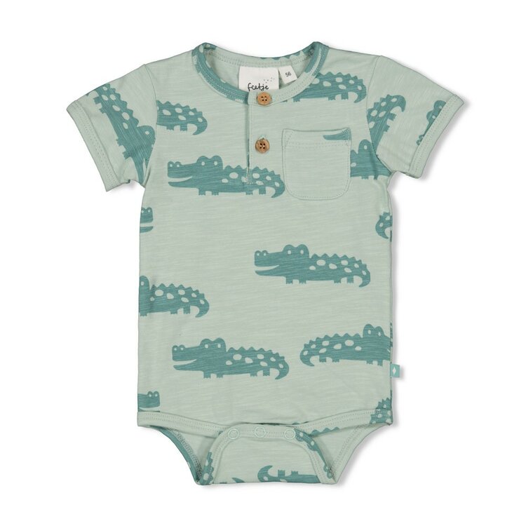 Feetje Romper AOP km - You Croc my World 50200263