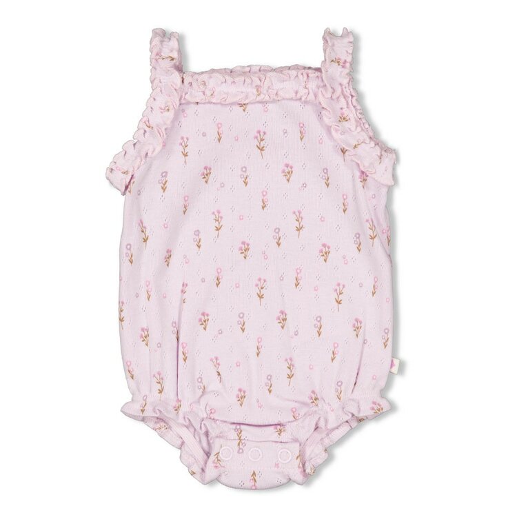 Feetje Romper pointelle rib AOP - Flower Ranch 50200256