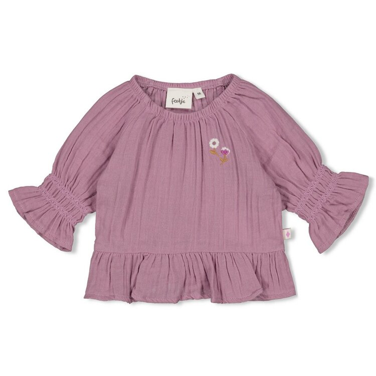 Feetje Longsleeve ruches mousseline - Flower Ranch 51602717