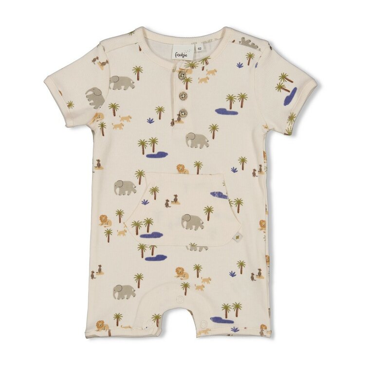 Feetje Kort pakje rib AOP - Safari Savage 51100104