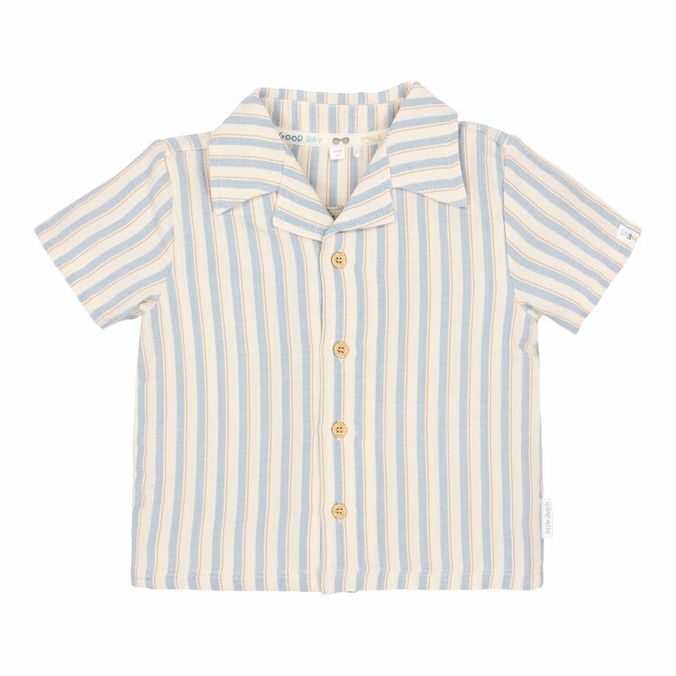 Little Dutch Blouse korte mouw Multi Stripe