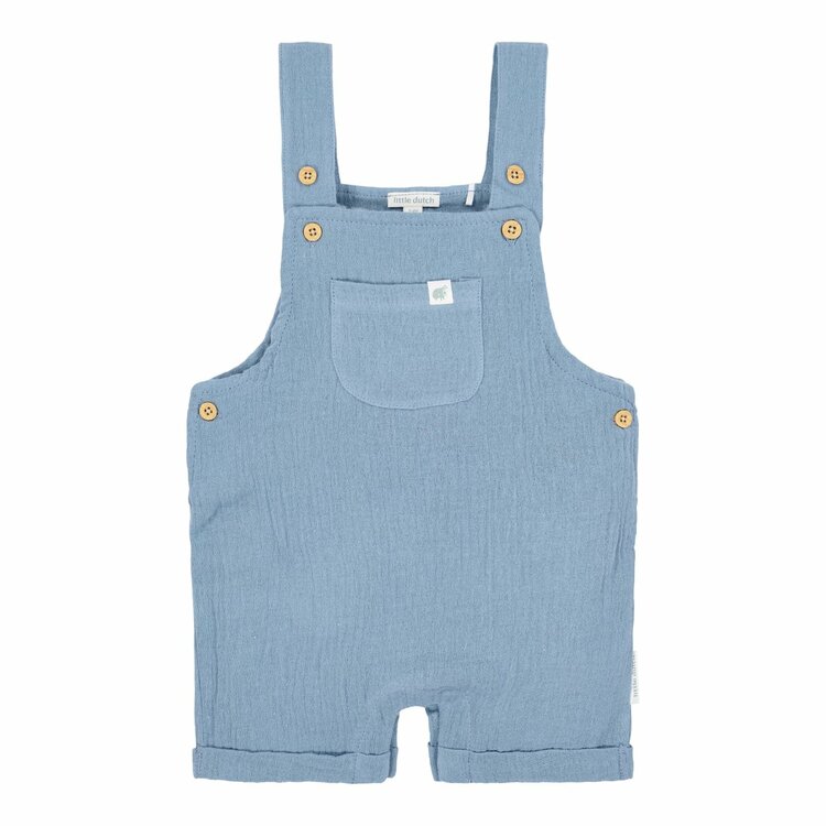 Little Dutch Korte tuinpak blauw Stone Blue