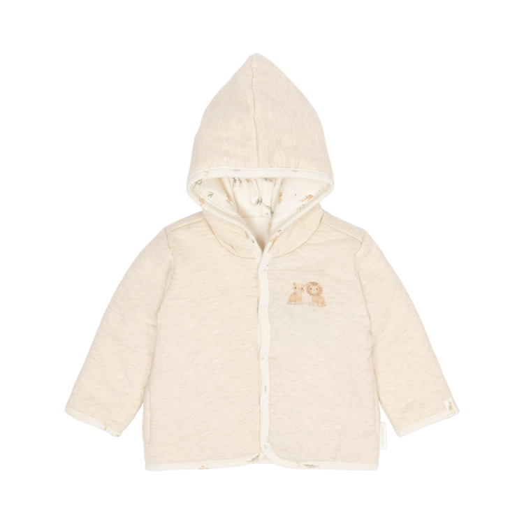 Little Dutch Omkeerbaar vestje Vanilla melee