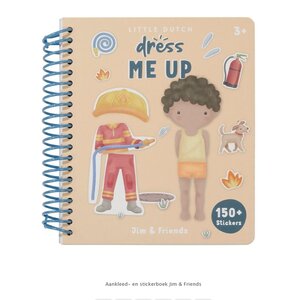 Little Dutch Aankleed- en stickerboek Jim &amp; Friends