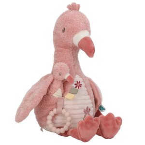 Little Dutch Activiteitenknuffel Flamingo - Roze