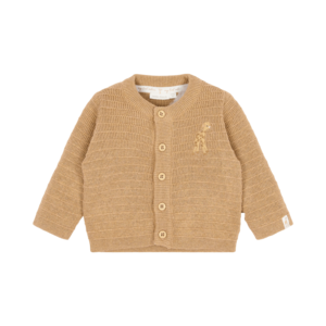 Little Dutch Gebreid vestje overslag Soft Tan