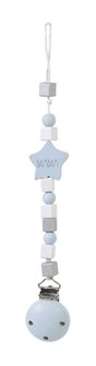 BamBam Pacifier clip blue