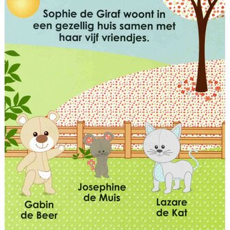 Sophie de giraf voelboekje: Sophie en haar vriendjes