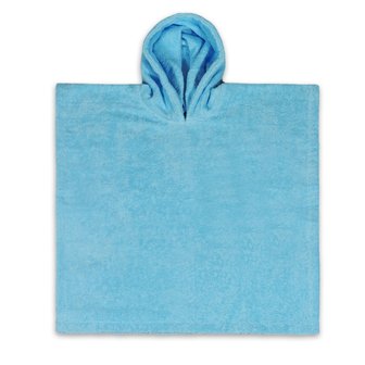 Poncho Licht blauw