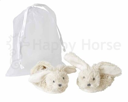 Happy Horse Ivory Richie Slippers in giftbag