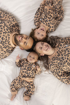 Feetje Pyjama wafel Zand Family Fashion Edition