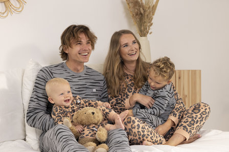 Feetje Pyjama wafel Zand Family Fashion Edition