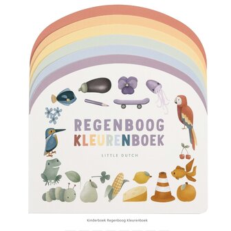 Little Dutch Kinderboek Regenboog Kleurenboek