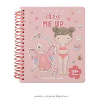 Little Dutch Aankleed- en stickerboek Rosa &amp; Friends