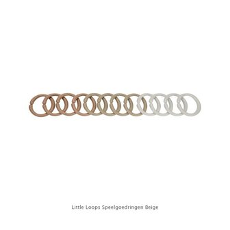 Little Dutch Little Loops Speelgoedringen Beige