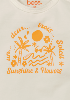 BESS Shirt shortsleeve Sunshine 241106-001