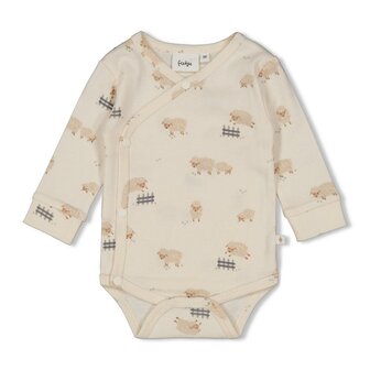 Feetje Wikkelromper AOP - Sleepy Sheepy 50200243