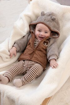 Feetje Boucl&eacute; jasje met capuchon - Wild World 51800356