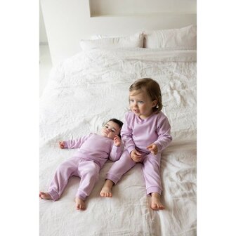 Feetje Pyjama wafel Lila