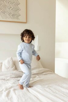 Feetje Pyjama wafel Babyblue