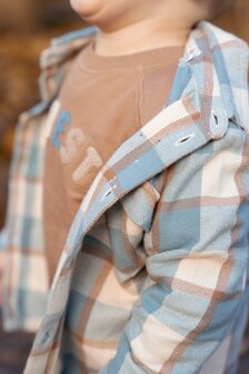Little Dutch Overhemd Stone Blue Check