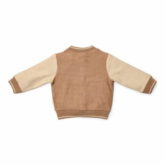 Little Dutch Gebreid vest Brown/Taupe