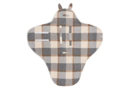 Jollein Wikkeldeken Bunny Check - Boucle  100x105cm