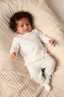 Feetje Broek crinkle AOP - Delicate FLower 52202501