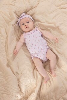 Feetje Romper pointelle rib AOP - Flower Ranch 50200256