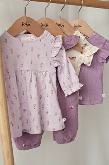 Feetje Jurk pointelle rib AOP - Flower Ranch 51400577