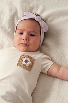 Feetje Haarband pointelle rib AOP - Flower Ranch 53100726