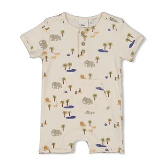 Feetje Kort pakje rib AOP - Safari Savage 51100104