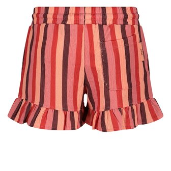 Jubel Short streep seersucker - Salsa Sunset 92100151