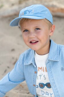 Little Dutch Pet denim met opdruk HEY