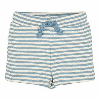 Little Dutch Korte broek blauw Stone Blue stripe