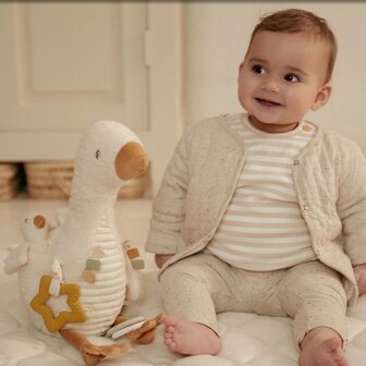 Little Dutch Activiteitenknuffel Gans - Wit - Little Goose