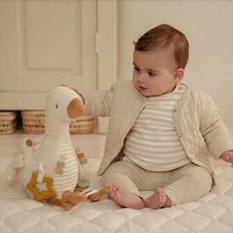 Little Dutch Activiteitenknuffel Gans - Wit - Little Goose