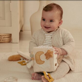 Little Dutch Activiteitenkubus - Beige - Newborn Naturals