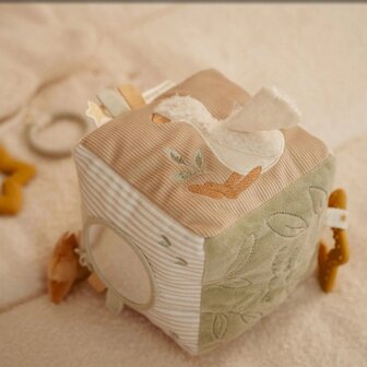 Little Dutch Activiteitenkubus - Beige - Newborn Naturals