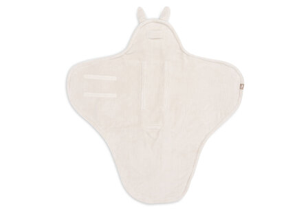 Jollein Wikkeldeken Bunny Cloudy Rib - Oatmeal 100x105cm