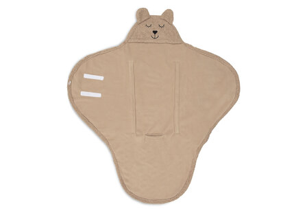 Jollein Wikkeldeken Bear Boucle - Biscuit 100x105cm