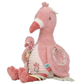 Little Dutch Activiteitenknuffel Flamingo - Roze