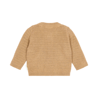 Little Dutch Gebreid vestje overslag Soft Tan