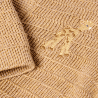 Little Dutch Gebreid vestje overslag Soft Tan