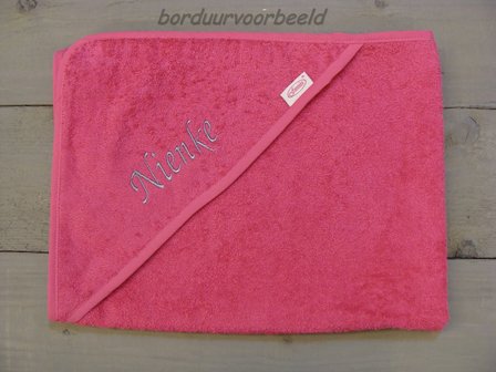 Badcape Fuchsia met Naam